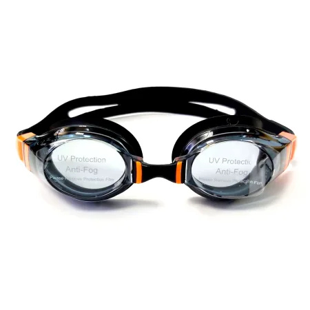Окуляри для плавання LEACCO чорний оранжевий