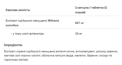 Ashwaganda Forte - 90 капсул