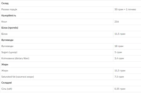 Protein Cookie - 18x50 г солений карамель