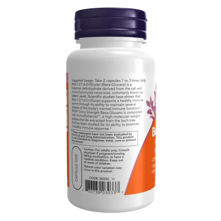 Beta-Glucans with ImmunEnhancer підвищеної сили - 60 капсул