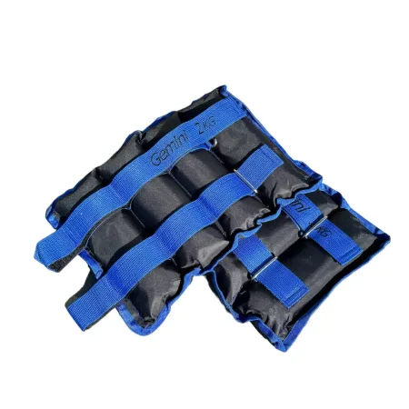 Обтяжувачі-манжети з піском по 2,0 кг - чорно-синій