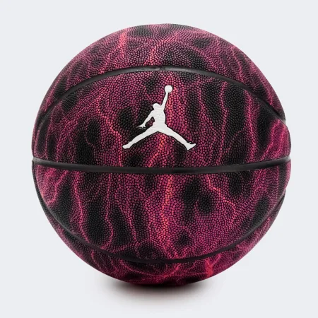 М'яч баскетбольний Nike Air Jordan Basketball 8p Energy чорний, помаранчевий універсальний 7 (оригінал) J.100.8735.625.07
