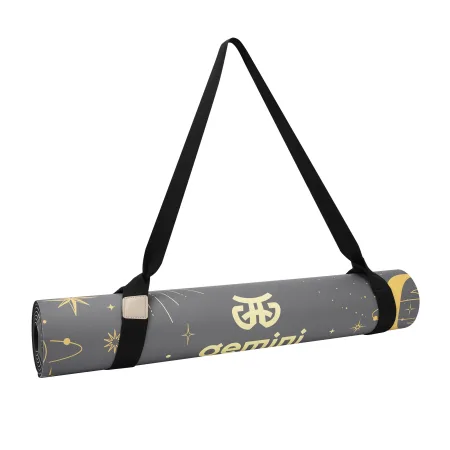 Yoga Mat Rubber Polyurethane Pro ILLustration Sport Pro 183 cm*68 cm*5 mm Dark Gray