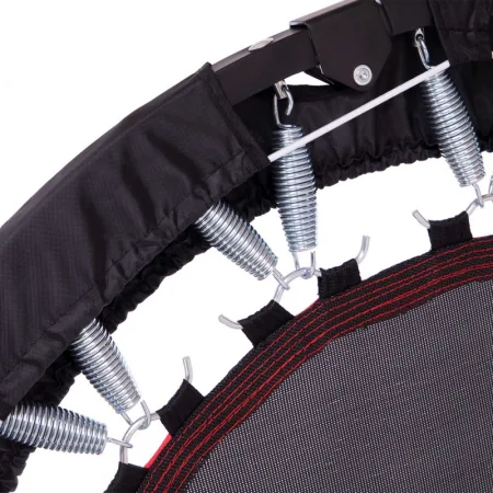 Батут для фітнесу з ручкою Profi Sport 122 см чорний MS 0515