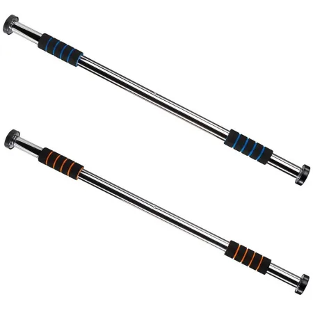 Турнік у дверний проріз розсувний 80-120 см синій