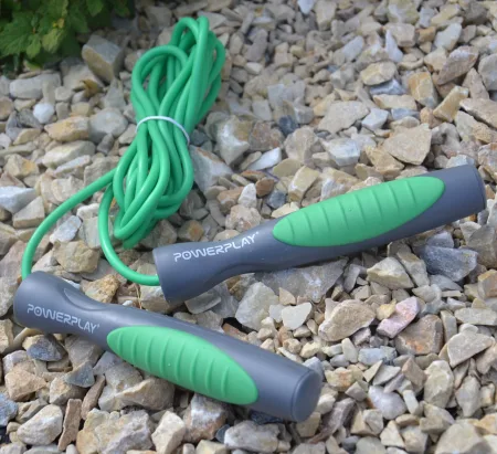 Скакалка PowerPlay 4204 класичний Jump Rope зелена 2,7 m.