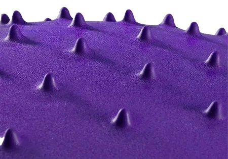 М'яч для фітнесу EasyFit 65 см фіолетовий (фітбол масажний)