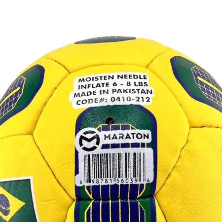 М'яч футбольний клуб "Brazil" - жовтий/зелений