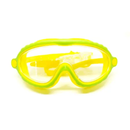 Окуляри для плавання Conquest дитячий жовто-зелений