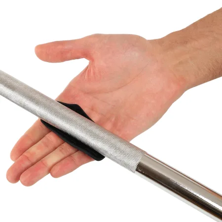 Накладки на долоні грипси Gym Grips силіконові, 2 шт, чорні - 9х5х3,5 см