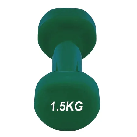Гантель вінілова PowerPlay 4125 Achilles - 1,5 кг. зелена 1 шт.