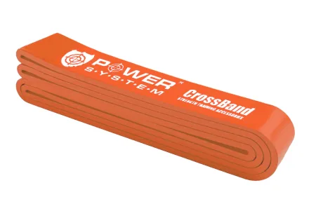 Еспандер петля гумка для фітнесу і кроссфіту Power System PS-4052 CrossFit Level 2 Orange опір 10 - 35 кг