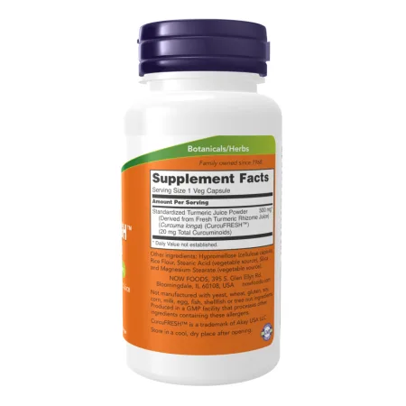 CurcuFRESH™ Curcumin 500 мг - 60 капсул