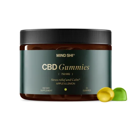 CBD Gummies 750 мг - 30 жуйок вишня та банан