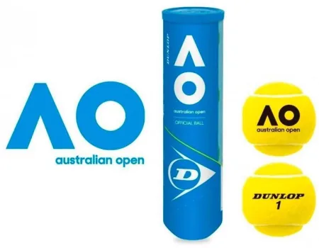 М'ячі для тенісу Dunlop Australian Open 4 ball (оригінал)