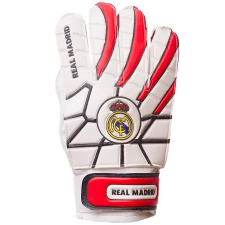 Рукавички воротарські дитячі BALLONSTAR із символікою футбольного клубу Real Madrid 8 - 5; 6; 7; 8 - білий