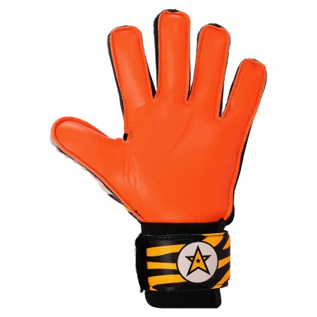 Воротарські рукавички SOCCER STAR 10 - чорно-помарачевий