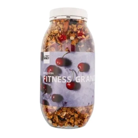 Fitness Granola - 450 г вишня з протеїном
