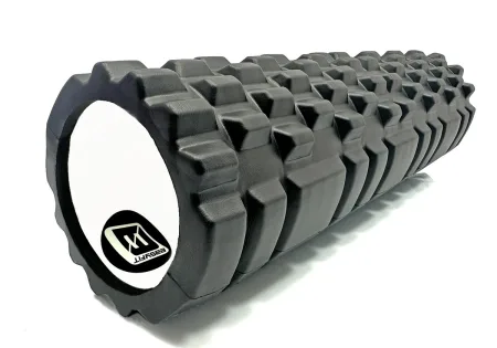 Масажний ролик EasyFit Grid Roller 45 см v.2,1 чорний