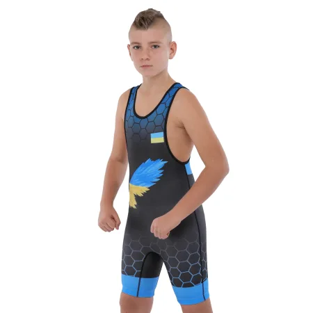 Трико для боротьби дитяче UKRAINE зріст 128-162 см S