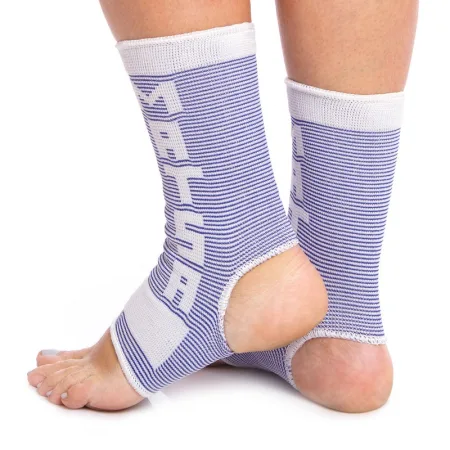 Бандаж на гомілковостоп еластичний MATSA розмір ML 2 шт L - Білий/Синій