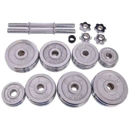 Гантелі розбірні хромовані 2 шт по 12,5 кг - 25 кг