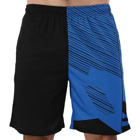 Костюм компресійний чоловічий рашгард лонгслів штани та шорти Domino чорний-синій TC210-KC210-3-CK210-4 - M