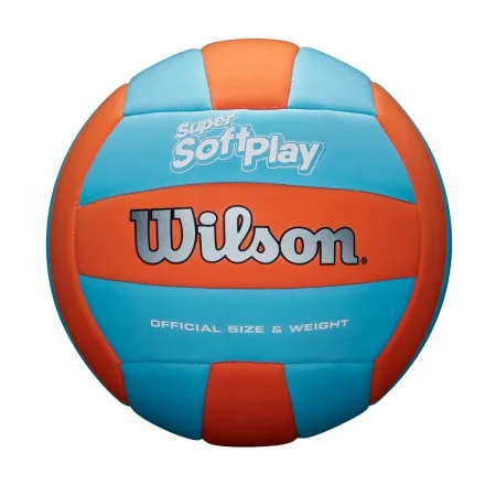 М'яч волейбольний Wilson SUPER Soft play orblu