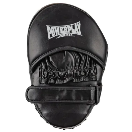 Лапи боксерські PowerPlay 3051 чорні PU [пара]