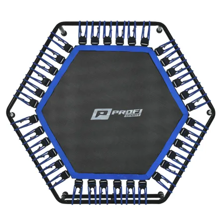 Батут для фитнеса с ручкой Profi Sport 125 см черный MS 3256 черный