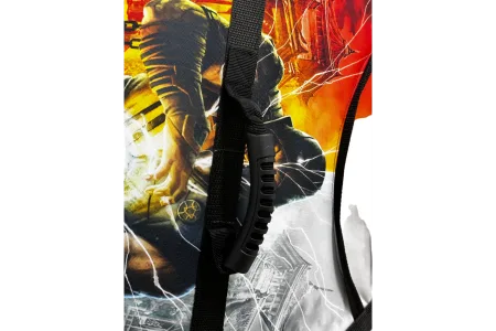 Тюбинг надувные санки ватрушка с камерой "воин" 100 см