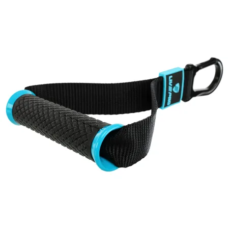 Ручки з карабінами для еспандерів, резинок та тренажерів FIT HOOK HANDLES LiveUp 2 шт чорний LP8706