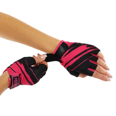 Рукавички для фітнесу та тренувань FISTRAGE розмір рожевий S