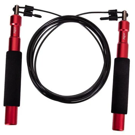 Скакалка швидкісна кросфіт зі сталевим тросом Cima CM J812 жовтий