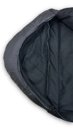 Спальний мішок ковдра з капюшоном чорний