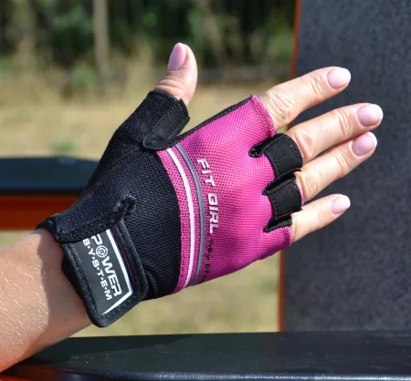 Рукавички для фітнесу Power System PS-2920 Fit Girl Evo рожевий - S