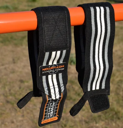 Кистьові бинти Power System PS-3500 Wrist Wraps Grey/чорний