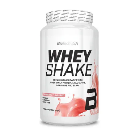 Протеин BioTech Whey Shake 1 кг Клубника