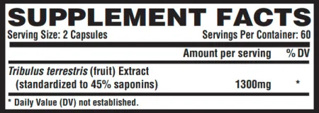Tribulus Black 1300 - 120 штук