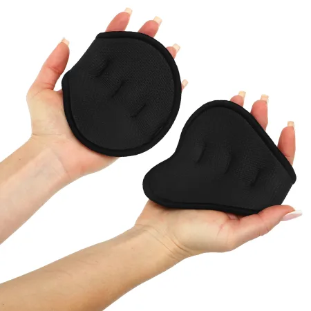 Накладки атлетичні нековзні грипад GRIPAD WorkOut ЗАХИСТ РУК EZOUS чорний