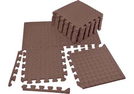 Татамі мат EasyFit 8 шт (30х30х1 см) хвіст ластівки коричневий