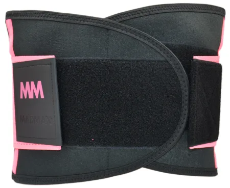 Пояс компресійний MadMax MFA-277 Slimming belt Black/neon pink M
