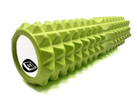 Масажний ролик EasyFit Grid Roller 45 см v.2,2 салатовий