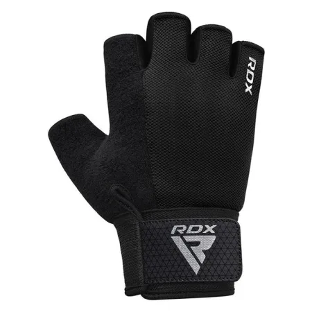 Рукавички для фітнесу RDX W1 Half Black Plus L
