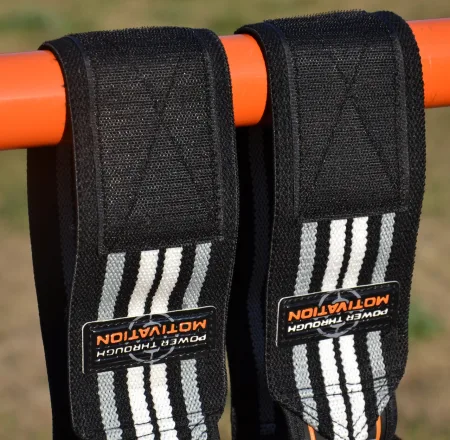 Кистьові бинти Power System PS-3500 Wrist Wraps Grey/чорний