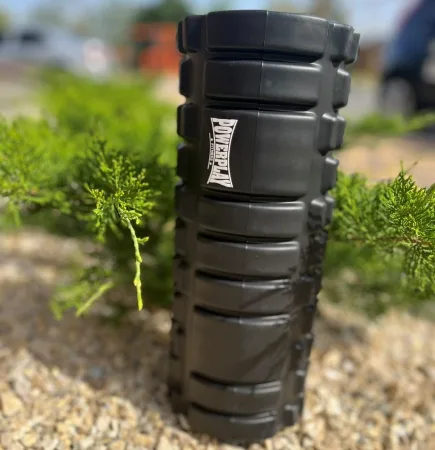 Масажний ролик (роллер) PowerPlay 4025 Massage Roller Чорний 33x14 см