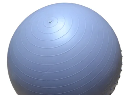 Fitness Ball Semi-Massage PowerPlay 4003 Ø75 cm Gymball Sky Blue + Pump