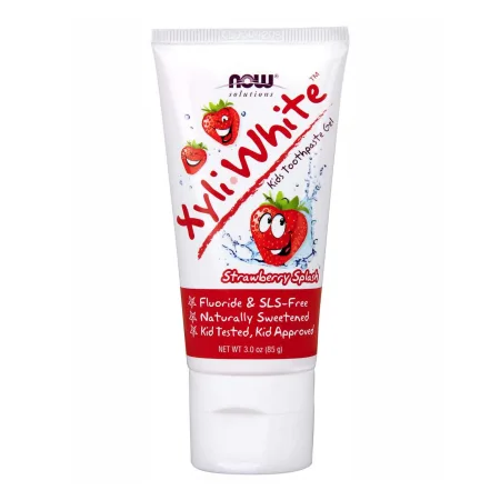 Xyli White kids toothpaste gel - 85 г полуничний сплеск універсальний