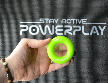 Еспандер кистьовий силіконовий PowerPlay PP-4324 Hand Grip Ring Medium 20 кг. зелений