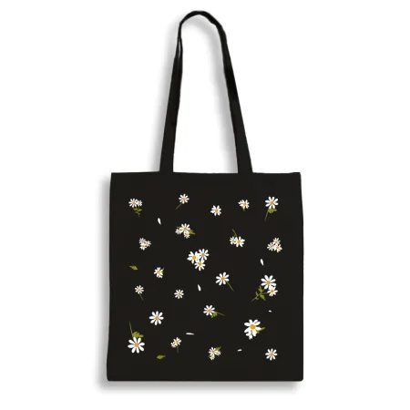 Екошопер BookOpt BK4091 Ромашки - сонячні квіти, чорний